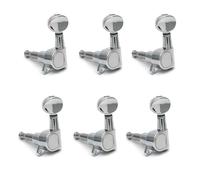 Clavijas de afinación en línea for guitarra cromadas doradas, afinadores, clavijas de máquina for guitarra eléctrica estilo ST y TL.(CR 6L)
