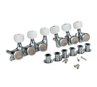 Clavijas De Afinación Guitarra 6 Clavijas De Bloqueo Para Guitarra Relación 1:18 Cromadas(501D5 3L3R)