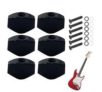 Clavijas De Afinación Para Guitarra,6 Piezas de Perillas Cuadradas Metálicas - Clavijero De Bloqueo Para Guitarra Acústica | Para Guitarristas, Músicos, Amantes De La Música, Eléctrica