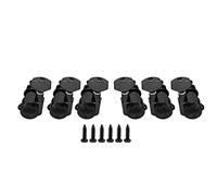 Clavijas de afinación para guitarra, afinador de bloqueo de guitarra, profesional, práctico sellado de cuerdas para guitarras eléctricas o acústicas (tres para la izquierda y tres para seis trajes)
