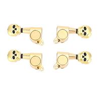 Clavijas de afinación para Ukelele, Doradas 2R 2L Afinadores de Cuerda Resistentes para Músicos Principiantes y Profesionales en Conciertos o Estudio