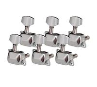 Clavijas de afinación semicerradas de aleación de zinc 6R, afinador, cabezal de máquina, pieza de guitarra eléctrica, accesorios for clavijas de afinación