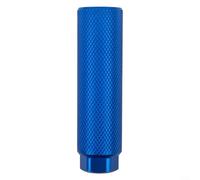 Clavijas de aleación de aluminio, pedales de cohete de pie antideslizantes hexagonales pequeños para bicicleta Ejes de 3/8 pulgadas (plata)