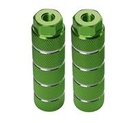 Clavijas de Bicicleta, Clavijas de Bicicleta Aleación de Aluminio Pie de Pedal de Plomo Antideslizante BMX 2PCS Verde, Ciclismo