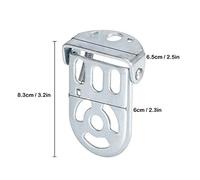 Clavijas de Bicicleta, Pedales de Bicicleta para Niños Pedales Traseros de Bicicleta Pedales de Reposapiés Accesorios de Ciclismo Reposapiés Plegable de Bicicleta de Metal