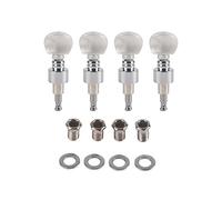 Clavijas de Cuentas de Banjo, Máquina con Engranajes de Banjo, Sintonizador Sintonizadores con Engranaje de Máquina de Repuesto de Excelente Artesanía Apariencia Elegante 4pcs