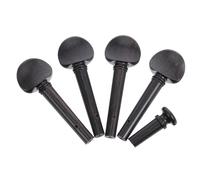 Clavijas de Cuerda de Violín 4/4 de Ébano Negro, 1 Set