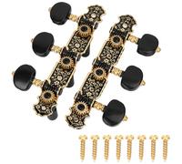 Clavijas de guitarra, cabezales de máquina, clavijas de afinación de guitarra de repuesto 3L 3R Afinador de guitarra Piezas de repuesto de máquina de música acústica Inicio Tienda de