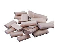 Clavijas De Madera 50 piezas de espigas de dominó de madera, herramienta de posicionamiento, conectores de empalme de muebles de bricolaje, tacos de unión de bloques(50x10mm)