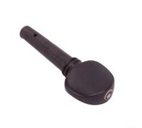 Clavijas de violín de ébano, paquete de 4 llaves de afinación para violines de tamaño 4/4 a 1/8, piezas de repuesto de madera negra para estudiantes de orquesta y músicos (4/4)