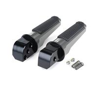 Clavijas Pie Motocicleta Para ER-6F ER-6N ER6F ER6N Para NINJA 400 650 H2 SX Para VERSYS 1000 Z400 Z650 Estribos Traseros De Motocicleta Pedal Pasajero(Gray)