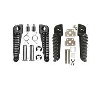 Clavijas Pie Motocicleta Para Para Ninja 250 Z750 Z800 Z1000 SX ER6F ER6N ZX-6R 636 ZX-9R ZX-10R ZX-12R ZX-1 Reposapiés Delanteros Y Traseros De Motocicleta(2 pair front Rear)