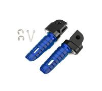 Clavijas Pie Motocicleta Para SUZUKI Para HAYABUSA GSX S750 S1000 Reposapiés De Motocicleta Delanteros Estribo(Blue)