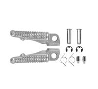 Clavijas Pie Motocicleta Reposapiés Delanteros Motocicleta Clavijas Para Para NINJA ZX6R ZX636 ZX9R ZX10R ZX12R 250R EX250 ER6N ER6F ER6 650R EX650 GTR1400(Blanco)