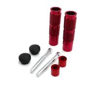 Clavijas Pies Par de estriberas motocicleta para motos cross y motocicletas eléctricas reposapiés trasero para pasajero Pedal plataforma pie todoterreno