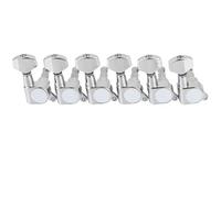 clavijero guitarra Juego de 6 clavijas afinación for guitarra eléctrica con afinadores bloqueo Para afinar la guitarra(6pcs Right)