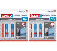 Clavo adhesivo tesa para lienzo, papel pintado y yeso, altura ajustable, clavo autoadhesivo, lienzos y marcos para bastidores, fuerza adhesiva 1 kg por clavo, se puede quitar sin dejar rastro