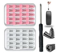 Clavo de goma para reparación de neumáticos de vacío, tapones de neumáticos, herramienta de autoservicio rápido con destornillador, reparación plana para automóviles, motocicletas, camiones, tractores