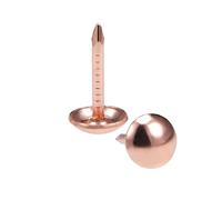 Clavo decorativo 150 Uds 7mm x 14mm antiguo redondo tono oro rosa tachuelas for tapicería chinchetas for pulgar decorativas for muebles