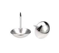 Clavo decorativo 80 Uds. Tachuelas for tapicería, chinchetas decorativas for muebles redondas de acero inoxidable con cabeza 16mm