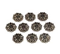 Clavo decorativo Protectores de flores aleación Zinc, soporte esquina for tapicería, tachuelas decorativas for muebles, adorno for álbum recortes, 10 Uds