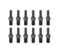 Clavos Cadena Bici para acero Cromo Vanadio M5 12uds Clavos Cadena | con gancho, extracción sencilla, reduce esfuerzo para físico, mantenimiento eficiente, para rápido uso(12pcs-black)