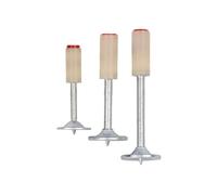 Clavos de acero, accesorios de herramientas de remache, juego de cierres de pared para el hogar, clavos de 16/20/25 mm, adecuados para pistola de clavos de 7,3 mm (200p 42 mm)