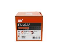 Clavos de acero de alto rendimiento pretensados para clavadora Spit Pulsa 65 (HC6-65 de 65 mm)