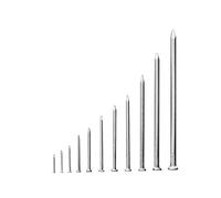 Clavos de acero inoxidable para herrajes, Clavos extranjeros, clavos finos, 8 puntas, 1, .5, 2, 3, 4, 6 pulgadas, longitud, 40 mm de grosor, 450(4 Inch Length 100mm Thick 4mm 50 Pcs)