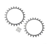 Clavos de acero inoxidable para Worx para Landroid L modelo WR153E WR155E WR147E, tacos de tracción pulidos con tornillos avellanados para ruedas de 220 mm, paquete de 2
