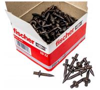 Clavos de Anclaje fischer ED para Hormigón, Clavos de Acero de 22 mm, 200 Piezas - ED 22