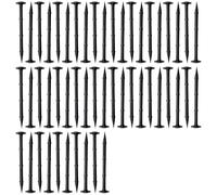 Clavos de Anclaje para Jardín, 50 Piezas, Clavos de Plástico Negro para Bordes de Paisajismo, 20 cm, Fijación Segura para Césped, Hierba y Estacas para Jardín
