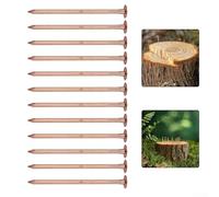 Clavos de cobre de 4 pulgadas para la eliminación de tocones de árbol, picos para matar raíces, paquete de 12 herramientas resistentes para matar árboles de jardín, compatibles con troncos