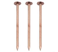 Clavos de cobre para matar tocones de árbol de 65 mm y 75 mm para eliminar las raíces de los árboles, hardware de extracción de tocones no molestos, compatible con troncos de árboles de jardín (A)