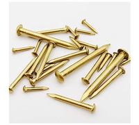 Clavos de ferretería, clavos de acero para ladrill Clavos de cobre puro con cabeza redonda, 10/100 unidades, 1,2/1,5/2/2,8 mm, miniclavos pequeños, longitud: 8-50, 50, 2 x 20(10pcs 2.8x50mm)