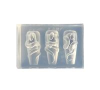 Clavos de flores rosas forma de arte para tallar moldes de silicona para uñas, plantillas de uñas, herramientas de manicura, molde flexible de silicona