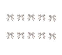 Clavos de metal arte Studs 3D Metal Nails Art Joyería Cinta Nudo de arco Clavos Encanto para uñas Decoración de arte Accesorios de uñas