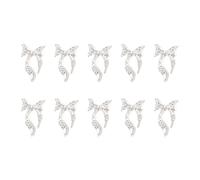 Clavos de metal arte Studs 3D Metal Nails Art Joyería Cinta Nudo de arco Clavos Encanto para uñas Decoración de arte Accesorios de uñas