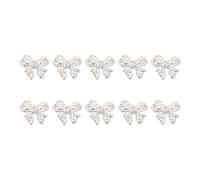 Clavos de metal arte Studs 3D Metal Nails Art Joyería Cinta Nudo de arco Clavos Encanto para uñas Decoración de arte Accesorios de uñas