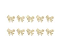 Clavos de metal arte Studs 3D Metal Nails Art Joyería Cinta Nudo de arco Clavos Encanto para uñas Decoración de arte Accesorios de uñas