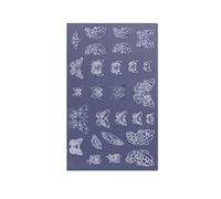 Clavos de silicona flexibles para tallar, varios tamaños, mariposa, gofrado, estampado, herramienta decorativa de plantilla, mariposa para resina