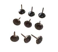 Clavos decorativos de latón dorado, tachuelas de empuje de 11x16mm for joyero, muebles, herrajes artesanales de madera(Bronze,100pcs)