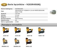 Clavos en tiras n55 2,03-45 ring galvanizados g8, 21,000 pzas, bostitc