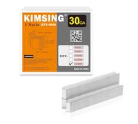 Clavos en V KIMSING de 15 mm, calibre 30, 10,3 mm, 4000 unidades por caja, clavos en V galvanizados para la clavadora de marcos V1015, destinados a la fabricación de marcos y la carpintería