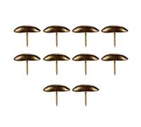 Clavos for tapicería, chinchetas, decorativas for muebles, 10 piezas de bronce antiguo for joyero, sofá, puerta decorativa, clavos for, con cabeza oliva 30 x 12 mm