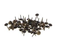 Clavos for tapicería, chinchetas, decorativas for muebles, 100 piezas de latón antiguo for, ferretería, decoración, envío directo(Bronze)