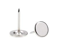 Clavos for tapicería, chinchetas for pulgar, decorativas for muebles, 100 piezas de clavos for, 11 mm x 17, for cabeza plana, tono plateado