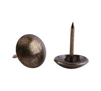 Clavos Madera Antiguo Y, Tachuelas de uñas de Tapicería Antiguas de 100 Piezas, Tachuelas de Tapicería Alfileres de Muebles para Madera Muebles Sofá Silla Cama Tablero de Corcho(13 * 17 mm)