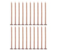 Clavos para matar raíces de árbol, clavos de cobre sólido de 65 mm/75 mm para eliminar tocones de árbol, no molestan para eliminar raíces no deseadas, 20-50 piezas de hardware (E)