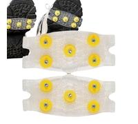 Clavos Para Raquetas De Nieve - Tacos De Hielo Antideslizantes De 11x5 Cm Para Zapatos Y Botas, Tacos De Tracción Para Zapatos/Botas Con Pinza De Nieve Sobre Hielo | Para Scrpe Y Bota De Senderismo